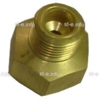 Переходник G3/4-Сп21,8 (для импортного редуктора)  - st-e.info - Выкса