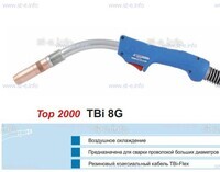 Горелка для полуавтоматической сварки TBI 8G-blue-RGZ, длина 3 метра - st-e.info - Выкса