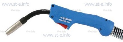 Горелка для полуавтоматической сварки TBi 250-DR-blue-ESG, со сменным поворотным корпусом, длина 3 метра - st-e.info - Выкса