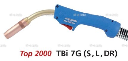 Горелка для полуавтоматаTBi 7G Short (короткая), длина рукава 5м - st-e.info - Выкса