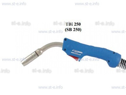 Горелка для полуавтоматической сварки TBi 250-blue-ESG, длина 3 метра - st-e.info - Выкса