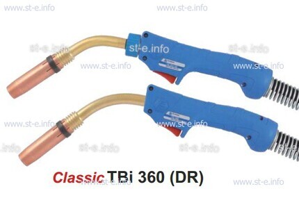 Горелка для полуавтоматической сварки TBi 360-blue-ESG, длина 4 метра - st-e.info - Выкса