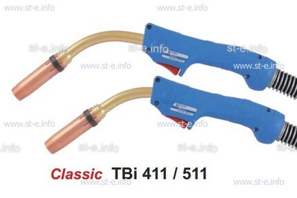 Горелка для полуавтоматической сварки TBi 411-blue-ESW,длина 3 метра - st-e.info - Выкса