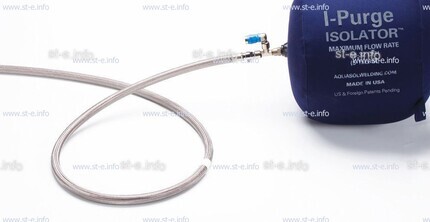 Односторонняя заглушка с трубкой и клапаном ISO 46" (1168 mm)  - st-e.info - Выкса